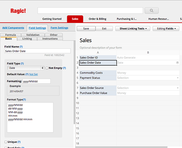 razorsql date format